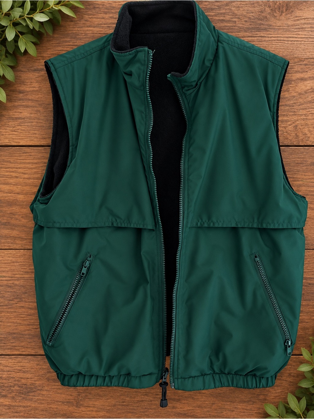 Holloway Forest Green Quilted Shell Vest